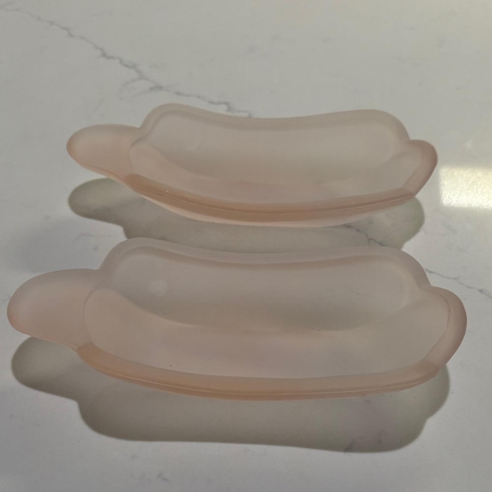 Elegant Pink Home Accent Trays - Picture 2 of 3